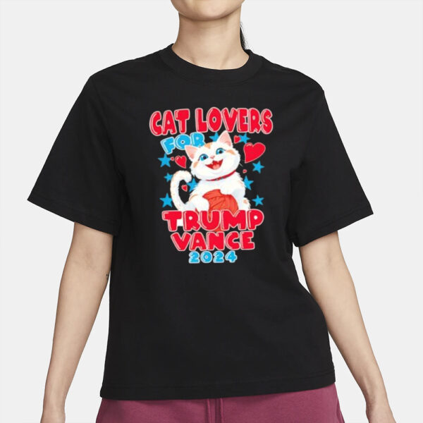 Cat Lovers For TRUMP VANCE 2024 fashion trends shirt2