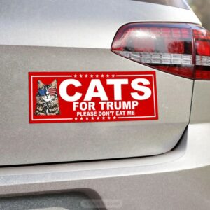 Cats For Trump Car Magnet, Make Pets Safe Again 2024 Magnet Sticker, Trump Vance Fridge Magnet, 2024 Presidential Election Debate Magnets