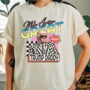 Comfort Colors Shirt, Checkered Trump Tee, Trump Daddy Tee, Make America Great Again Tee, Republican Tee, Trump Campaign Tee, Trump 2024 Tee