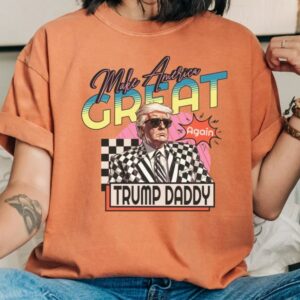 Comfort Colors Shirt, Checkered Trump Tee, Trump Daddy Tee, Make America Great Again Tee, Republican Tee, Trump Campaign Tee, Trump 2024 Tee2