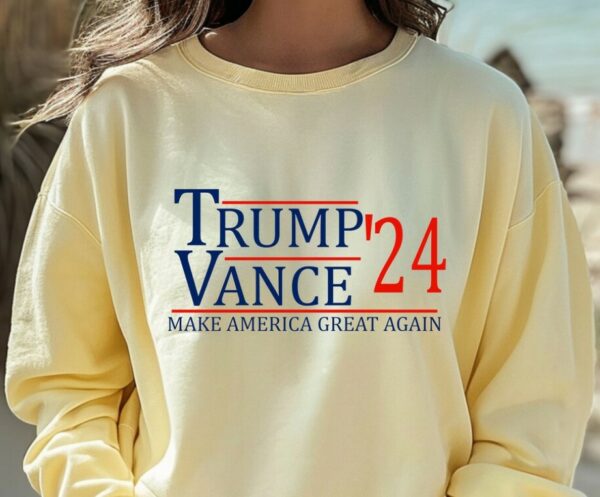 Comfort Colors® Donald Trump Sweater, Trump Vance 24 Sweatshirt, Trump 2024 Sweater, Support Trump Hoodie, President Trump, Republican Gift3