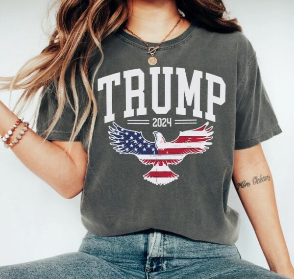 Comfort Colors® Shirt, Trump 2024 Shirt, American Flag Shirt, Pro Trump Shirt, Pro America Shirt,Trump 2024 Shirt,Republican Shirt,MAGA 2024