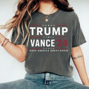 Comfort Colors® Trump 2024 Shirt, Trump Vance 24 Shirt, President Trump, JD Vance Shirt, Republican Shirt, Donald Trump, Trump Supporter Tee1