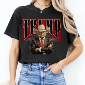 Cowboy Trump Shirt, Western Trump Shirt, Comfort Colors® Shirt Trump 2024 MAGA Shirt, Trump President Shirt, Trump Rally, Trump Daddy Shirt2