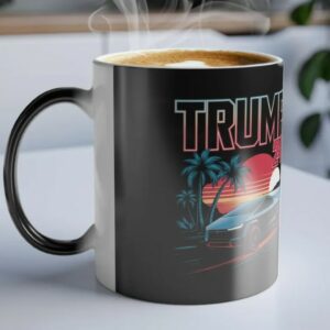 Cybertruck Trump 2024 Magic Mug, Funny Political Mug Gift, Texas Cyber Truck, Elon Musk Fan, American Mug, Patriotic Election Mug, Dad Gift1