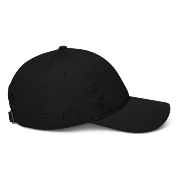 Dark MAGA Embroider Black Hat