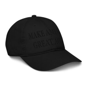 Dark MAGA Embroider Black Hats