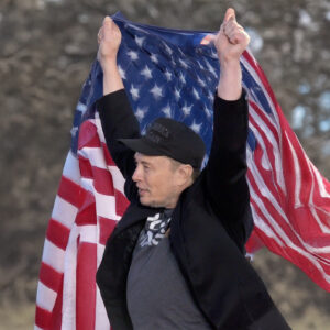 Dark MAGA Hat Elon Musk at Trump Butler rally US Pro 1