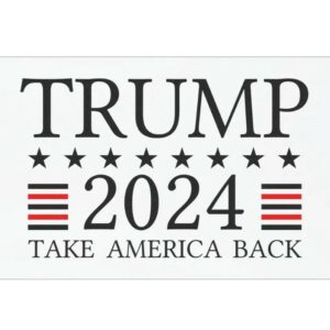 Donald Trump 2024 Car Magnet, Take America Back, Trump For President, American Patriot, Gift for Mom & Dad, Vote Trump 2024 Car Magnets.2