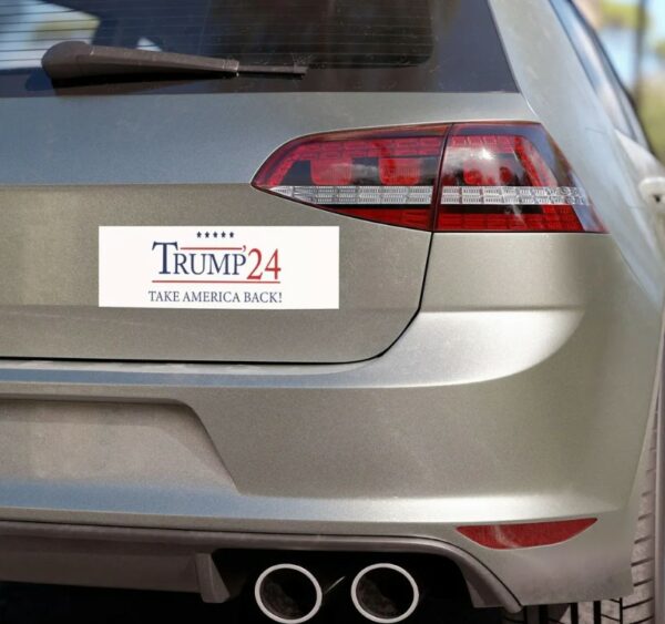 Donald Trump Bumper Magnet, President Election 2024 Car Magnet, Take America Back Bumper Magnet1