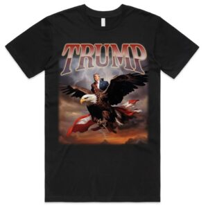 Donald Trump Eagle T-Shirt Tee Top USA President Icon 2024 Election Vote Republican