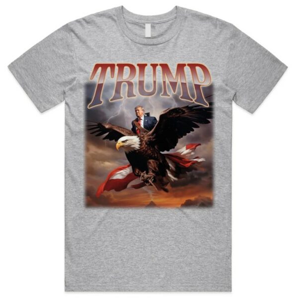 Donald Trump Eagle T-Shirt Tee Top USA President Icon 2024 Election Vote Republican1