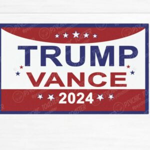 Donald Trump JD Vance President 2024 Car Magnet, Republican MAGA GOP