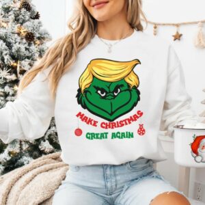 Donald Trump Make Christmas Great Again Sweatshirt, Funny Trump Christmas Shirt, President Trump Tee, Trump MAGA Shirt