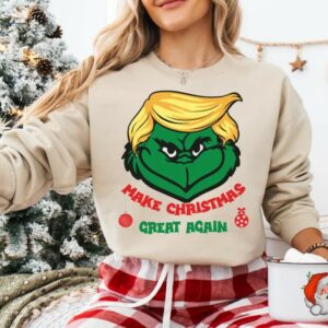 Donald Trump Make Christmas Great Again Sweatshirt, Funny Trump Christmas Shirt, President Trump Tee, Trump MAGA Shirt1