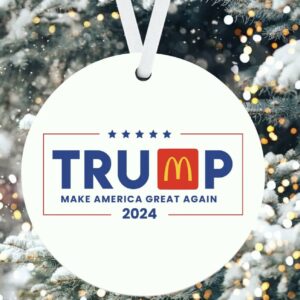 Donald Trump McDonalds Ornaments