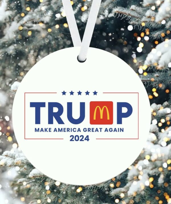 Donald Trump McDonalds Ornaments