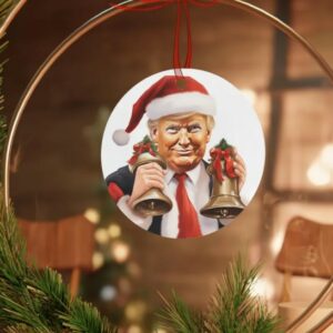 Donald Trump Metal Christmas Ornament Trump Holiday Decoration Gift Maga Xmas Trump decoration Trump gift idea Novelty Christmas decor1