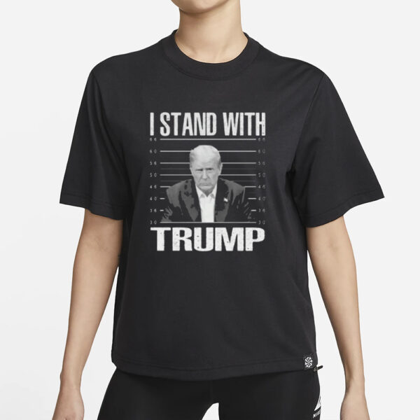 Donald Trump Mugshot Shirt, I Stand With Trump Womens Tank Top1