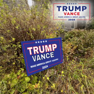 Donald Trump President JD Vance, Trump Vance 2024 lawn Yard Sign