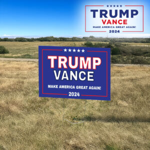 Donald Trump President JD Vance, Trump Vance 2024 lawn Yard Sign3