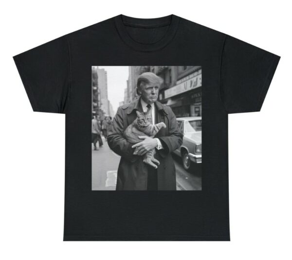 Donald Trump and Cat in NYC T-Shirt