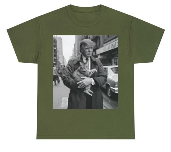 Donald Trump and Cat in NYC T-Shirt3