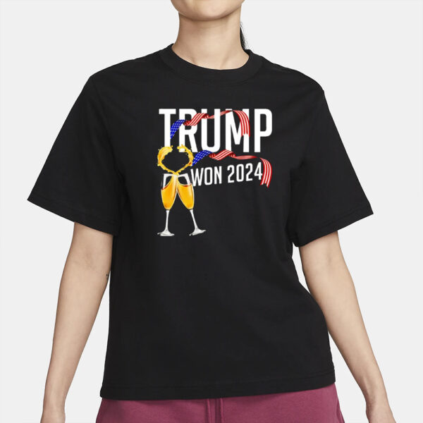 Donald Trump won 2024 election shirt2