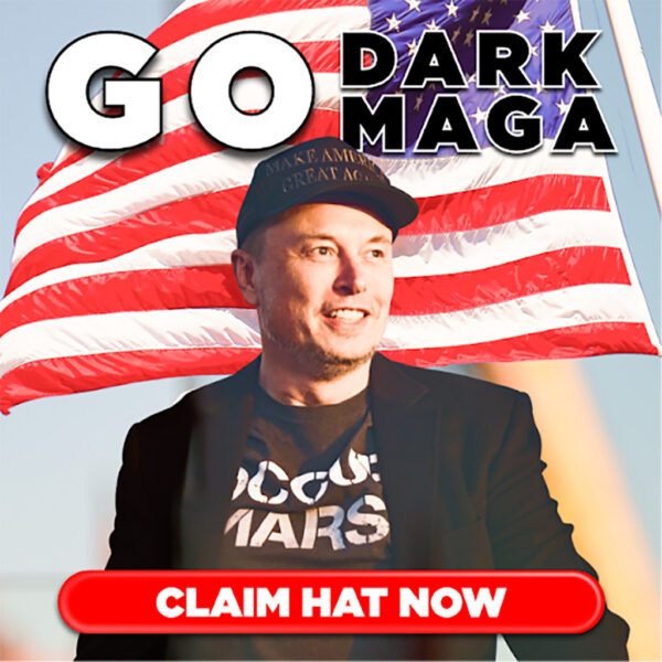 ELON! ELON! ELON! Dark MAGA HAT