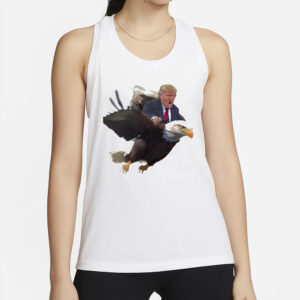 Eagle-Riding Trump A Political Satire Essential T-Shirt2