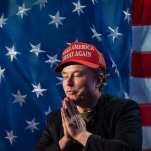 Elon Musk's MAGA Red Hat Cap