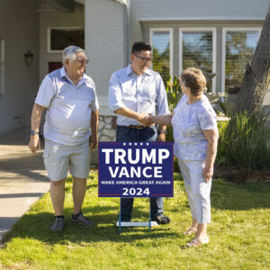 Elon Musk's Trump Vance Yard Sign US