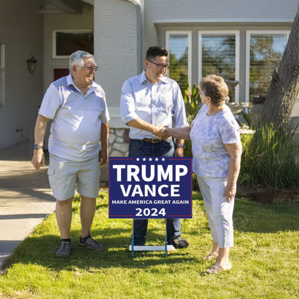 Elon Musk's Trump Vance Yard Sign US