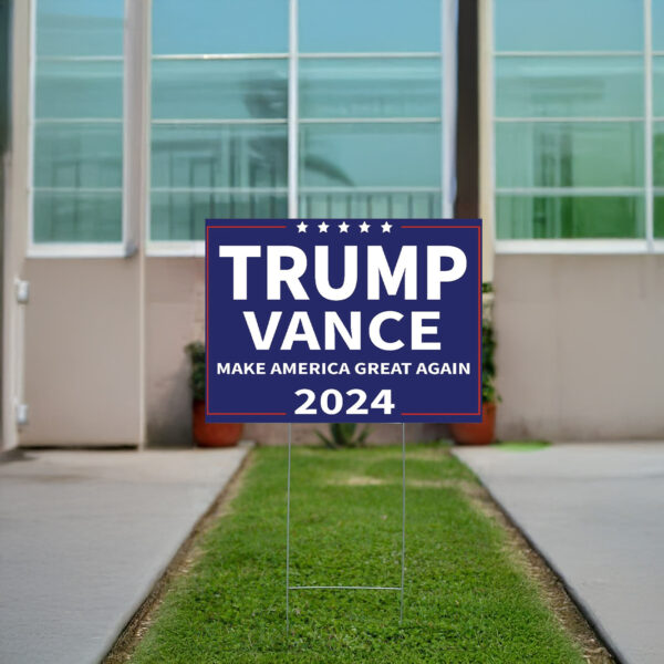 Elon Musk's Trump Vance Yard Sign USA