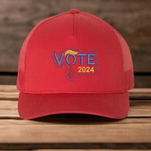 Embroidered Vote 2024 Hat, Vote For Trump Cap, Trump 2024 Trucker Hat, Trump 2024 Hat, Trump Trucker Hat, Adjustable Trump Cap3