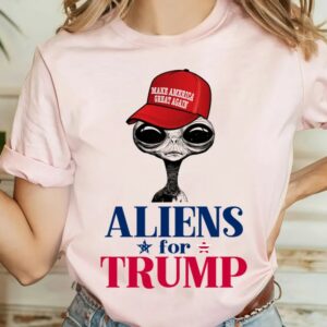 Extraterrestrial For Trump Shirt, Funny Alien Trump 2024 Support Shirt, Trump Alien Shirt, MAGA Hat Alien Shirt, Vote Trump 2024 Shirt1