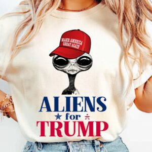 Extraterrestrial For Trump Shirt, Funny Alien Trump 2024 Support Shirt, Trump Alien Shirt, MAGA Hat Alien Shirt, Vote Trump 2024 Shirt3