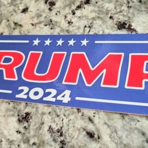 Full size Trump bumper sticker - Free shipping! - IT'S HUGE! - Trump 2024