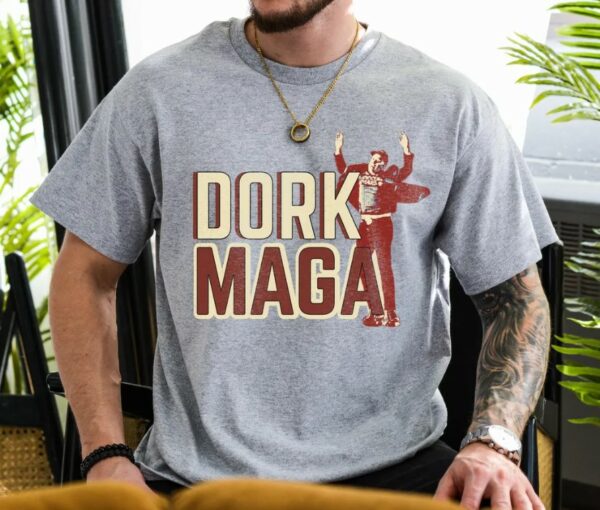 Funny Dork MAGA Shirt, Elon Musk Dark Maga Parody Tee, Sarcastic Political T-Shirt, MAGA Humor Gift, Trump Humorous Top Gift For Him and Her1