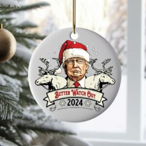 Funny Trump Christmas Ornament, Donald Trump 2024 Supporters, Political Decor, Gift for Republican, Election Gift2