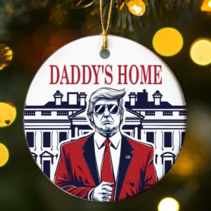 Funny Trump Daddy Ornament, Political Trends, Trump 2024 Gifts, Election 2024 Ornament, Funny Trump Ornament, Holiday Ornament1