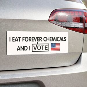 Funny election magnet vote Trump 2024 Kamala election magnet for car funny halloween skeleton magnet PFAS forever chemicals political vote