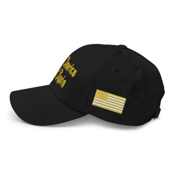 Gold Dark Gothic MAGA Hats