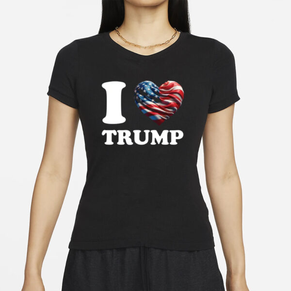 I Love Trump, Trump 2024 Shirt, Donald Trump For President, Second Term Shirt