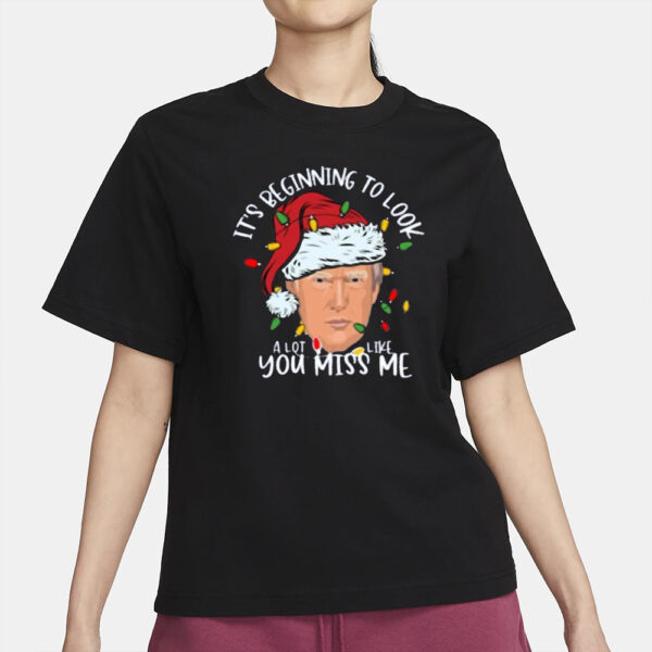 It's Beginning to Look A Lot Like you Miss Me T-Shirt2