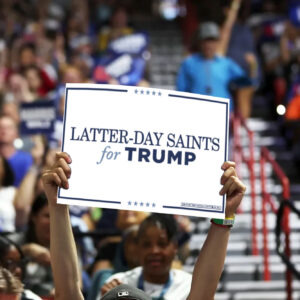 Latter-Day Saints for Trump Yard Sign