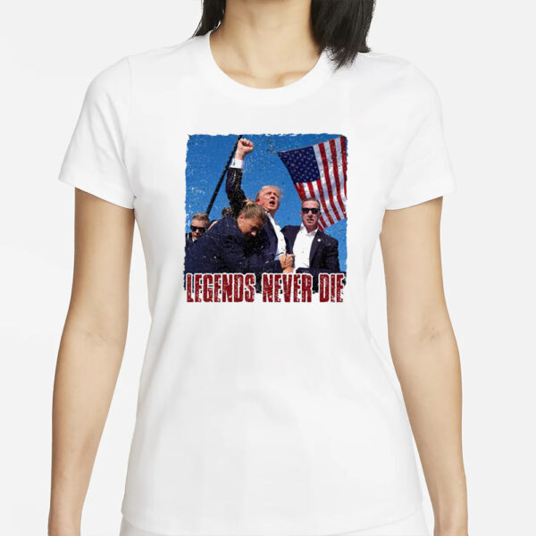 Legends never die Trump shit, Trump Fight Shot Tank Top 1