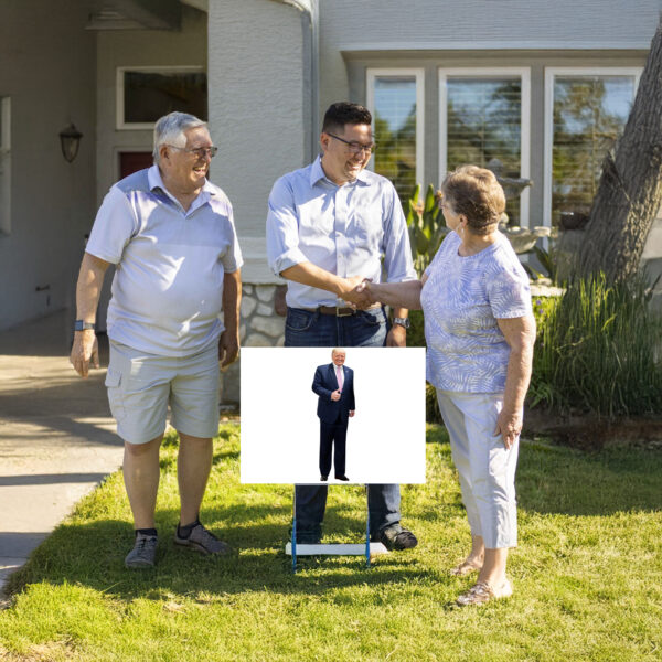 Life Size Donald Trump Yard Sign US