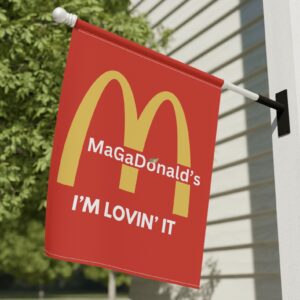 Magadonalds I’m Lovin’ It Flag US