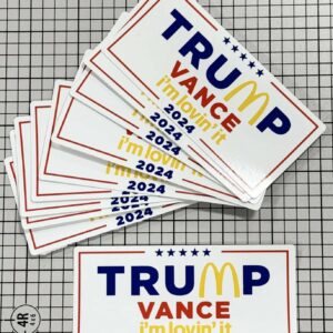 Make America Lovin’ It Again – Trump McDonald’s Campaign Stickers